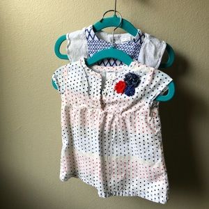 Infant girls summer blouses